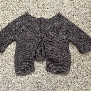 Damski Cropped Cardigan. Made in Italy. XS.